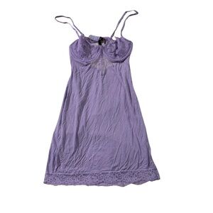 💜 Purple Victoria's Secret lace cami babydoll dress 💜